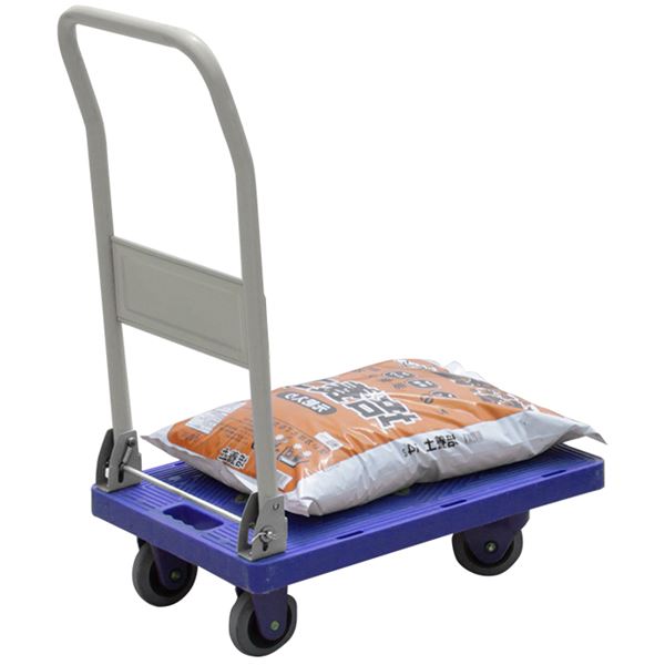 MPH-150P BL 静音プラ台車 耐荷重150kg ブルー BL｜フジックス