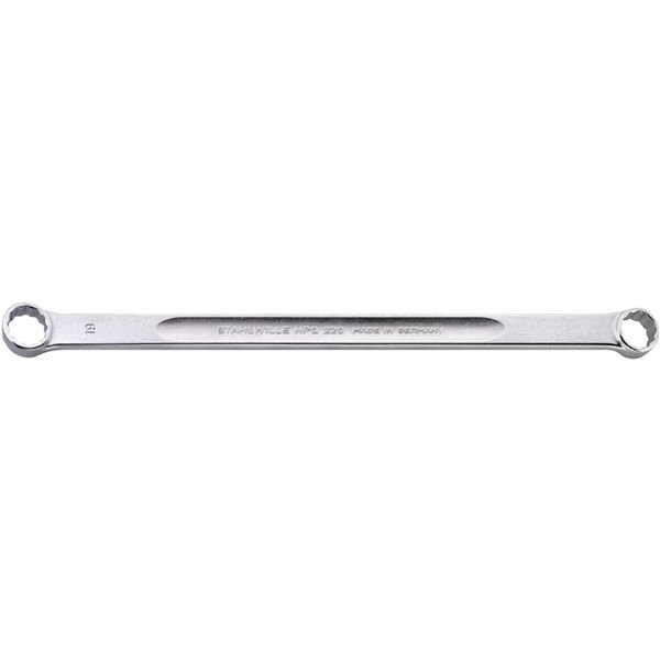 STAHLWILLE スタビレー ロングメガネレンチ 15°オフセット 5.5×7粍 全長185粍 面当たること 220-5.5X7 手道具 物の具 DIY やり方手道具 【北海道・沖縄・離島送りとどける不可】