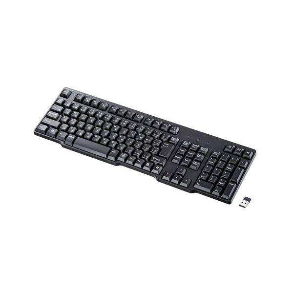 サンワサプライ ワイヤレスキーボード 2.4GHzワイヤレス ブラック SKB-WL40BK 【北海道・沖縄・離島配送不可】