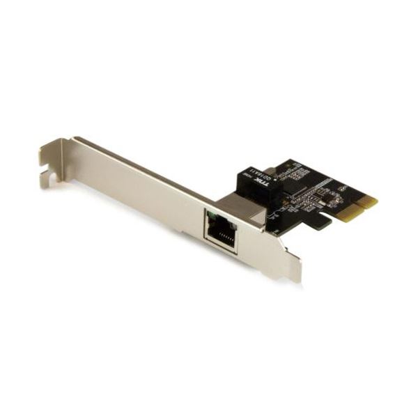 StarTech.com ギガビットイーサネット増設PCI Expressカード 1ポート ST1000SPEXI 1個 【北海道・沖縄・離島配送不可】｜フジックス