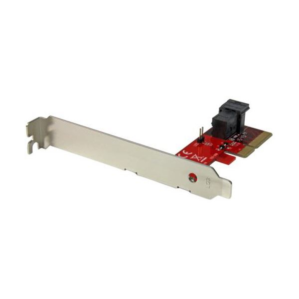StarTech.com PCI Express歌留多 PCIe NVMe U.2 SSDアダプタ PEX4SFF86431個 【北海道・沖縄・離島送りとどける不可】