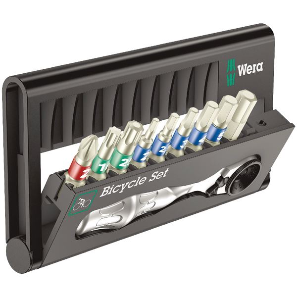 WERA ヴェラ 10点組 銀輪保全 検査と修理用 物の具仕掛ける 004177 手道具 物の具 DIY やり方手道具 御先棒 【北海道・沖縄・離島送りとどける不可】