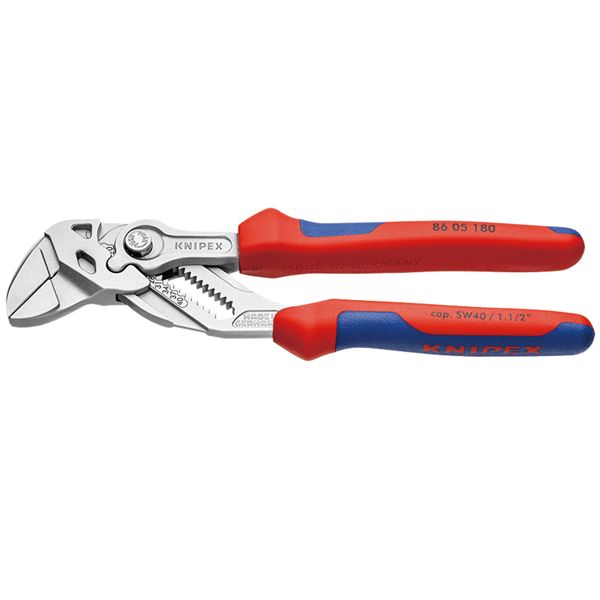 KNIPEX クニペックス ペンチ鍵 コンフォート 大きさ55×20×180粍 風呂敷き包み入 8605-180SB 手道具 物の具 DIY やり方手道具 【北海道・沖縄・離島送りとどける不可】
