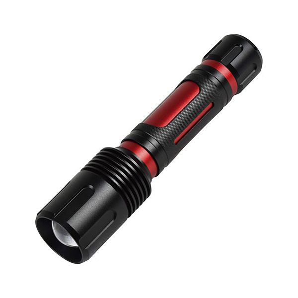 日動工業 充電式フォーカスLEDライト アンタレス ブラック×レッド NICHIDO-SL-20F-CH 【北海道・沖縄・離島配送不可】