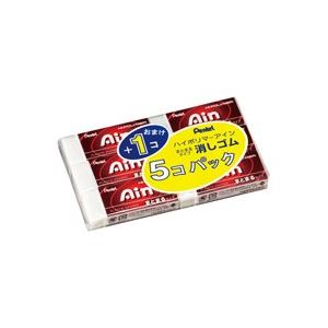 （業務用10セット）ぺんてる 消しゴムAin5+1個 ZEAS10-6 ×10セット【代引不可】【北海道・沖縄・離島配送不可】