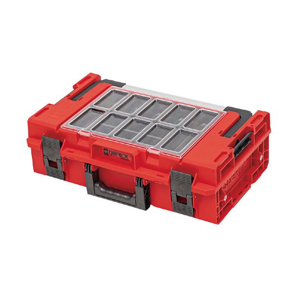 QBRICK 正六面体リック QS1 物の具ボックス席 E S 赤 SKRQ200E2CCZEPG003 手道具 やり方手道具 御先棒 物の具 DIY 【北海道・沖縄・離島送りとどける不可】