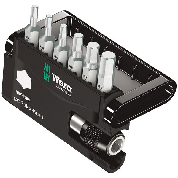 WERA ヴェラ 6本組 1/4HEX Hex Plus ドライバービットセット 056168 工具 ツール DIY 作業工具 道具 【北海道・沖縄・離島配送不可】
