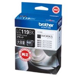 （まとめ買い）茶飲み友だち インキ薬莢 LC119BK LC119BK 00022007 〔3個仕掛ける〕【北海道・沖縄・離島送りとどける不可】 インクカートリッジ-PCサプライ・消耗品