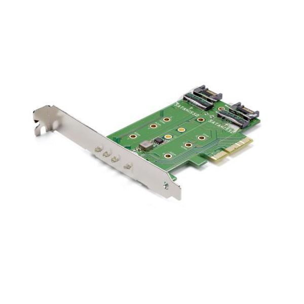 StarTech.com 3界面 M.2 SSD（NGFF） アダプター歌留多 PEXM2SAT32N1 1個 【北海道・沖縄・離島送りとどける不可】
