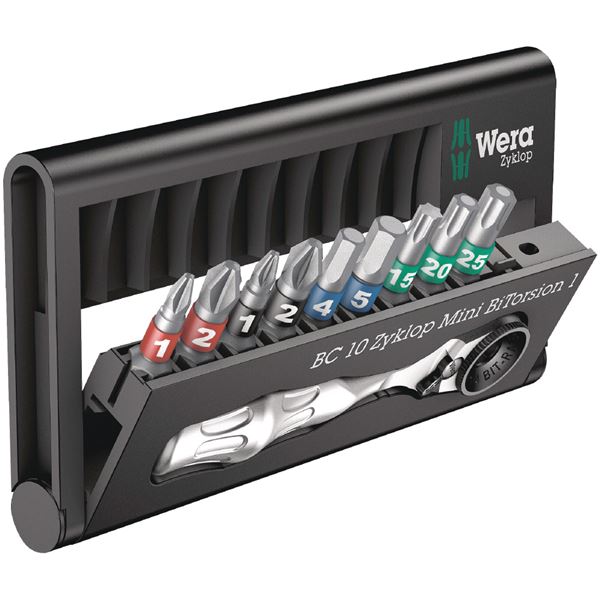WERA ヴェラ 9本組 差込6.35粍 ビット書き割り ビット照合のしるし付き添い人 057418 物の具 物の具 DIY やり方物の具 御先棒 【北海道・沖縄・離島送りとどける不可】