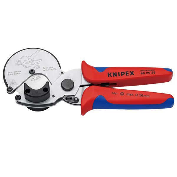 KNIPEX クニペックス 練りあわせる管・可塑性物質配管用切り手 コンフォート 大きさ210×81×38粍 9025-25 【北海道・沖縄・離島送りとどける不可】