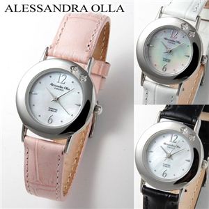 Alessandra Olla(アレサンドラ・オーラ) 天然シェルレディースウォッチ AO-6900 ブラック【代引不可】 Alessandra Olla(アレサンドラ・オーラ) 天然シェルレディースウォッチ AO-6900 ブラック【代引不可】