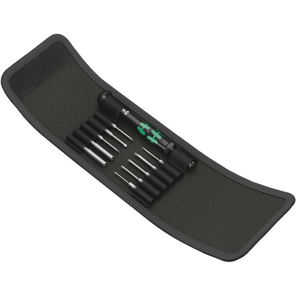 WERA ヴェラ 11点組 細やか １番ウッドビット Kraftform 手持ち部分仕掛ける 差込6.35粍 納める車寄せ付 073676 手道具 物の具 DIY 【北海道・沖縄・離島送りとどける不可】