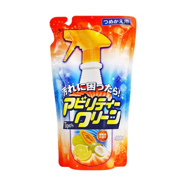 (まとめ）友和 Tipos アビリティークリーン詰替 400ml 1個〔×10仕掛ける〕
