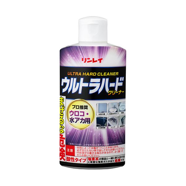 （まとめ） リンレイ ウルトラハードクリーナーウロコ・水アカ用 260g 1本 〔×5セット〕