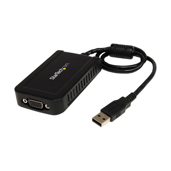 StarTech.com USB-VGA外付けマルチディスプレイアダプタ USB2.0A-VGA グラフィック変換アダプタ1920×1200 USB2VGAE3 1個 【北海道・沖縄・離島配送不可】