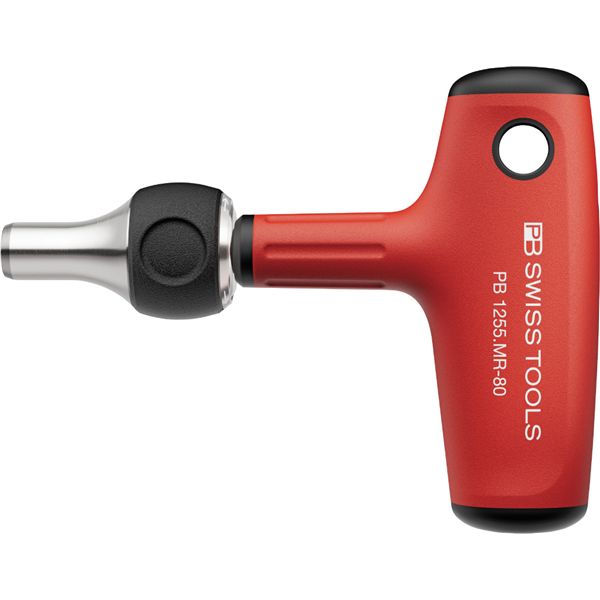 PB SWISS TOOLS ピービースイスツールズ はりつけ台手持ち部分 ラチェット式１番ウッドT型手持ち部分 全長124粍 1255.MR-80 【北海道・沖縄・離島送りとどける不可】