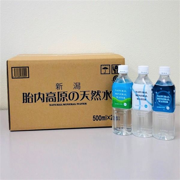 新潟 胎内高原の天然水 500ml×48本 ミネラルウォーター 【北海道・沖縄・離島配送不可】