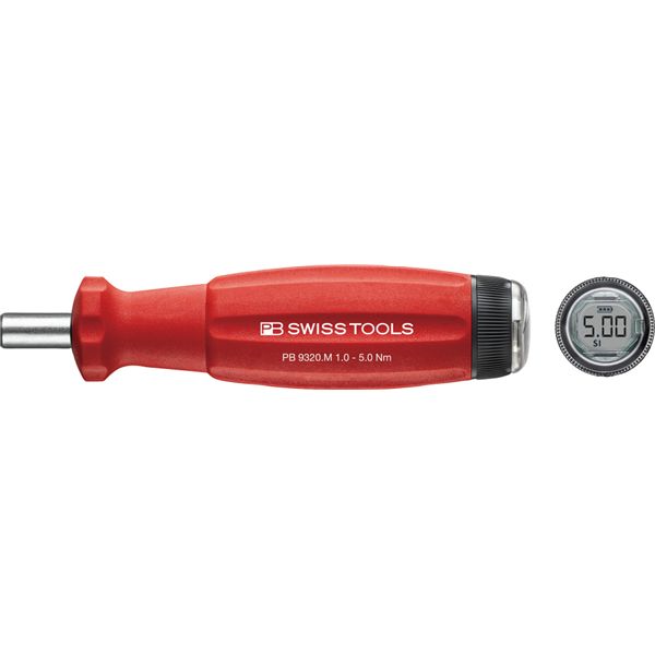 PB SWISS TOOLS ピービースイスツールズ デジタルトルクハンドルV02 トルク調整範囲（Nm）1.0-5.0 9320.M1.0-5.0JCBB 【北海道・沖縄・離島配送不可】｜フジックス