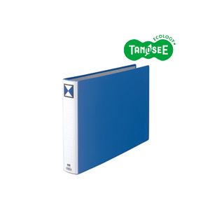 （まとめ）TANOSEE 両開き煙管式整理保存用具 A3ヨコ 50粍とじ 青 30冊【代引不可】【北海道・沖縄・離島送りとどける不可】