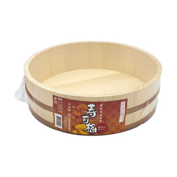 立花容器 新寿司桶30cm本体 Pタガ MMT01046 【北海道・沖縄・離島配送不可】