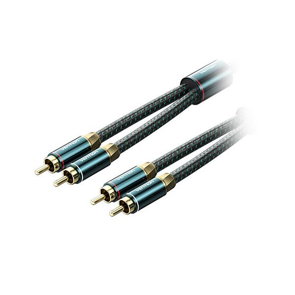 VENTION 2RCA Male to 2RCA Male オーディオ有線テレビ Green 1.5m 緑であること BC-0798 【北海道・沖縄・離島送りとどける不可】
