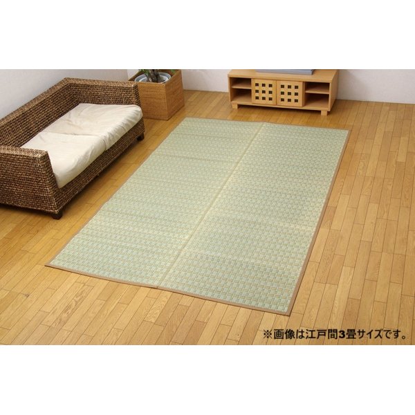 掛川織 い草カーペット 『雲仙』 ベージュ 本間8畳（約382×382cm） 【北海道・沖縄・離島配送不可】