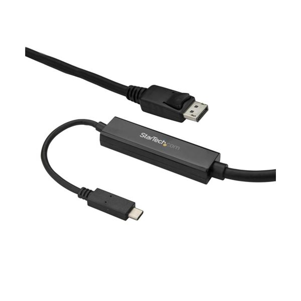 StarTech.com USB TypeC-DisplayPort うつり変わりディスプレイアダプタケーブル 3m 4K／60サイクル 黒いことCDP2DPMM3MB 1本 【北海道・沖縄・離島送りとどける不可】