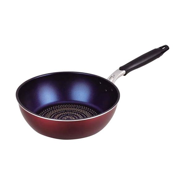 パール金属 ライズ ブルーダイヤモンドコートIH対応深型フライパン24cm HB-0320 【北海道・沖縄・離島配送不可】