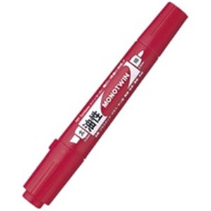 (業務用3セット) 油性マーカー/モノツイン 〔赤/10本入り〕 油性インク OD-TME25 ×3セット【代引不可】【北海道・沖縄・離島配送不可】