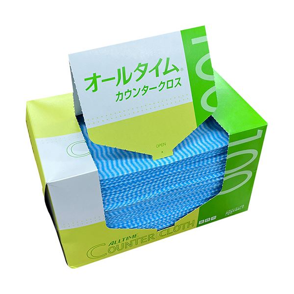 （まとめ） 日本の首都医学的 カウンタークロスレギュラータイプ 青色 FT103N 1箱（100枚） 〔×5仕掛ける〕