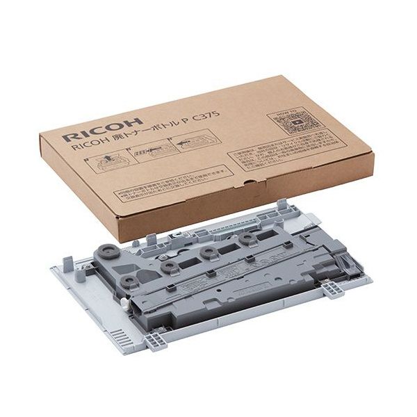 （まとめ） RICOH リコー 514980廃トナーボトル P C375（完全無欠品） 〔×3書き割り〕 【北海道・沖縄・離島送りとどける不可】