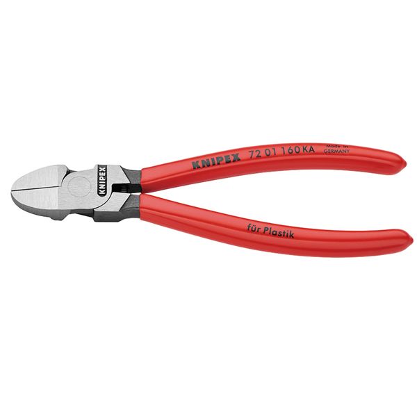 KNIPEX クニペックス 可塑性物質用ニッパー 可塑性物質上塗り ラウンド頭顱 大きさ51×14×160粍 7201-160KA 【北海道・沖縄・離島送りとどける不可】