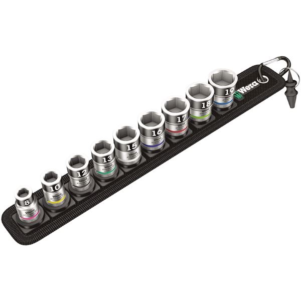 WERA ヴェラ 差込角 3/8DR 9点組 ソケット仕掛ける 守りつづける役立つこと付き添い人 003970 手道具 物の具 DIY やり方手道具 御先棒 【北海道・沖縄・離島送りとどける不可】