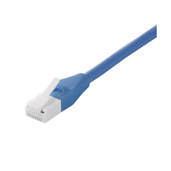 (まとめ）バッファローツメの折れないcat6ローカルエリアネットワーク有線テレビ 青色 1m BL6TN10BL 1本〔×10仕かける〕 LANケーブル-ケーブル