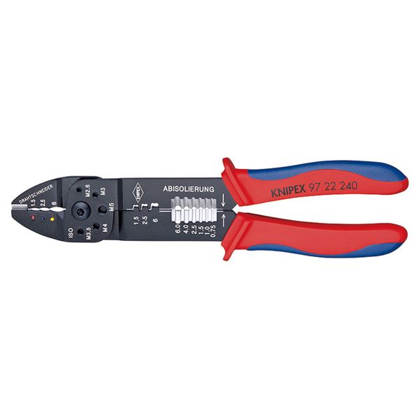 KNIPEX（クニペックス）9722-240 クリンピングプライヤー （SB）【代引不可】【北海道・沖縄・離島配送不可】
