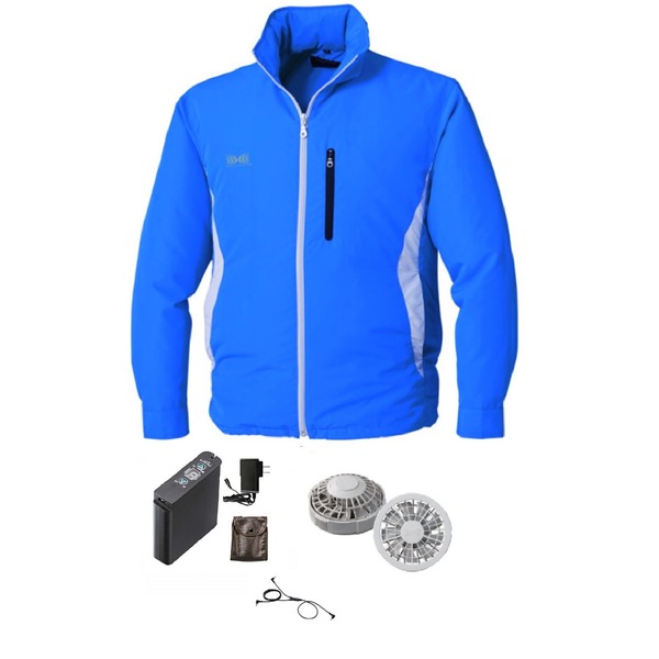 楽天市場】屋外作業用 空調服/作業着 〔ファンカラー：ブラックレッド