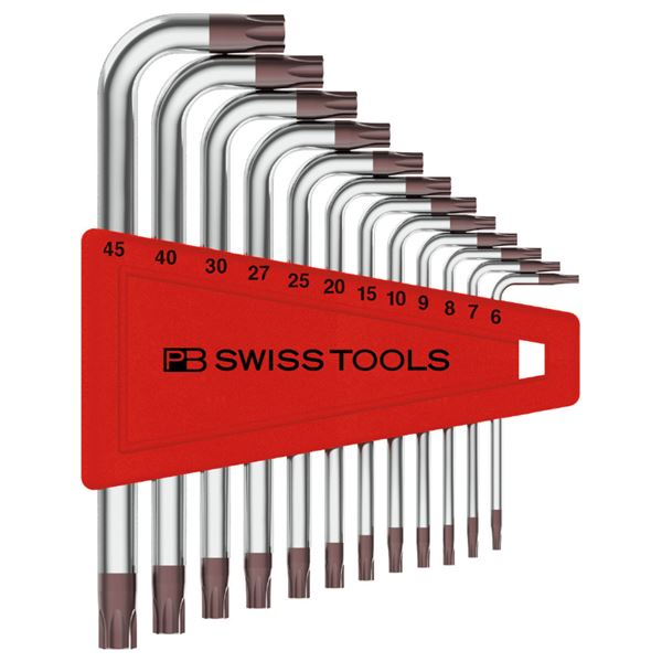 PB SWISS TOOLS 410H/6-45 L型ヘクスローブレンチセット(パックなし)【代引不可】【北海道・沖縄・離島配送不可】|フジックス