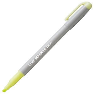 （まとめ） TANOSEE 蛍光マーカー シングルタイプ（キャップ式） ライトイエロー 1本 〔×100セット〕【代引不可】【北海道・沖縄・離島配送不可】