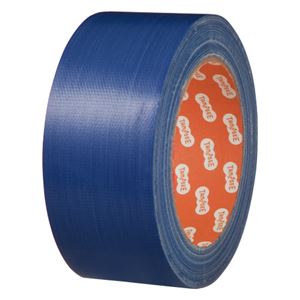 （まとめ） TANOSEE 布テープ（カラー） 50mm×25m 青 1巻 〔×15セット〕【代引不可】【北海道・沖縄・離島配送不可】