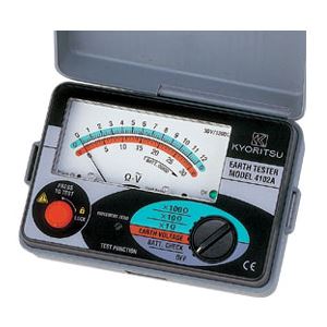 共立電気計器 アナログ接地抵抗計(ハードケース付) 4102A-H【代引不可】【北海道・沖縄・離島配送不可】|フジックス