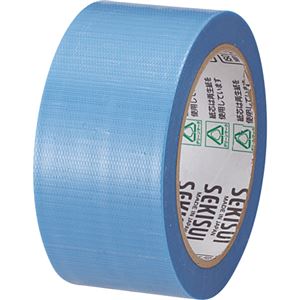 （まとめ） 積水化学 透明クロステープ No.781 50mm×25m 青 N78SB03 1巻 〔×15セット〕【代引不可】【北海道・沖縄・離島配送不可】