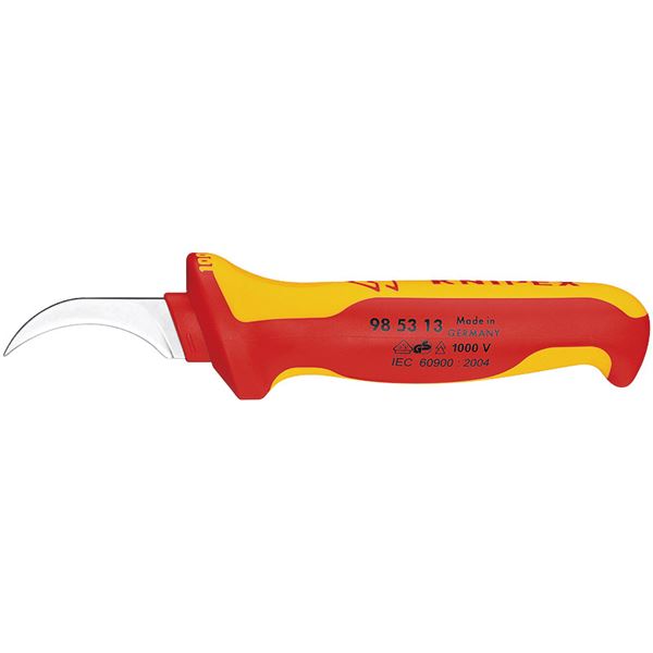 KNIPEX（クニペックス）985313 絶縁皮むきナイフ 1000V【代引不可】【北海道・沖縄・離島配送不可】