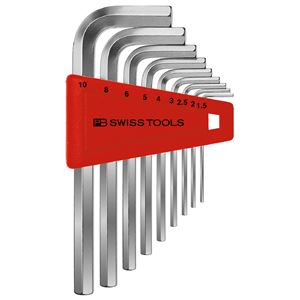 PB SWISS TOOLS 210H-10 ホルダー付六角棒レンチセット（パックナシ）【代引不可】【北海道・沖縄・離島配送不可】