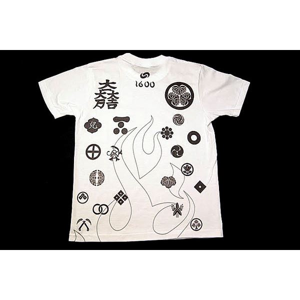 関ヶ原合戦 Tシャツ 楽 XSサイズ 白【代引不可】【北海道・沖縄・離島配送不可】
