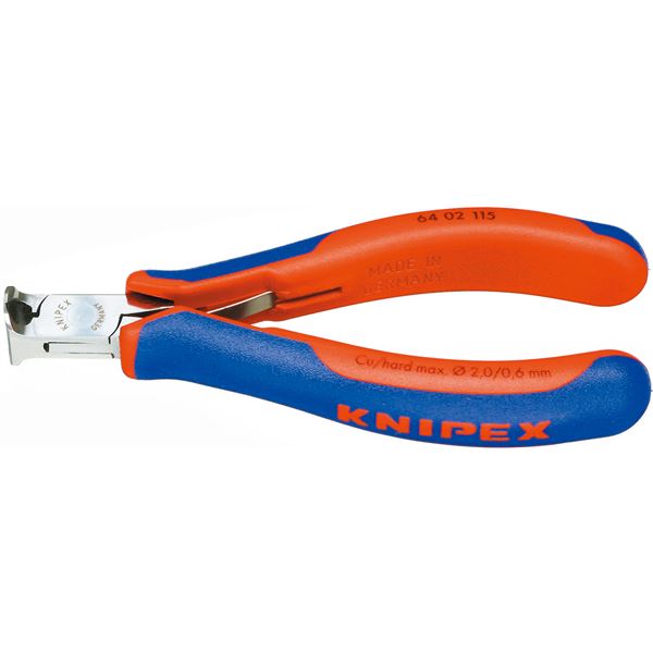 KNIPEX（クニペックス）6402-115 エレクトロニクスエンドカッティングニッパー【代引不可】【北海道・沖縄・離島配送不可】 10,977円