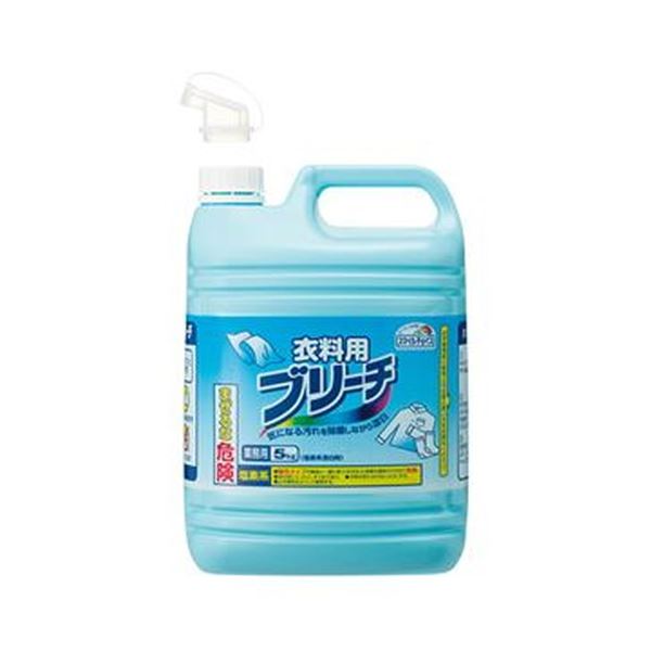（まとめ）ミツエイ 衣料用ブリーチ 業務用5kg/本 1セット（3本）〔×5セット〕 【北海道・沖縄・離島配送不可】