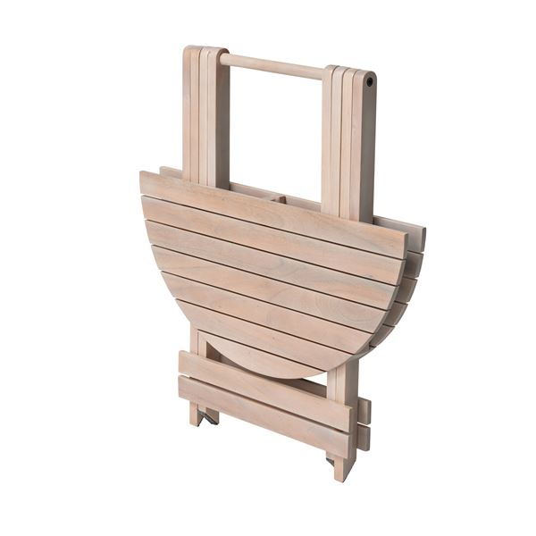 最大81%OFFクーポン フォールディングテーブル L 約φ60×H49cm ホワイト 折りたたみ式 完成品 pacific.com.co