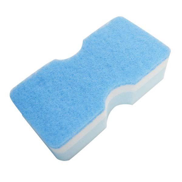（まとめ）オーエ CLEAN KEEPING バススポンジ ブルー（バス 風呂 浴室 バスタブ 掃除 清掃 スポンジ 洗浄） 〔44個セット〕【代引不可】【北海道・沖縄・離島配送不可】