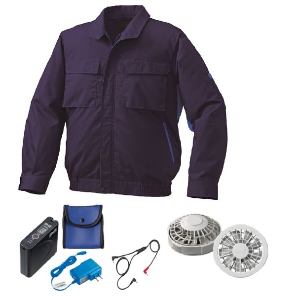 楽天市場】KU91920 空調服 R 綿厚手 脇下マチ付き FAN2200G・RD9261